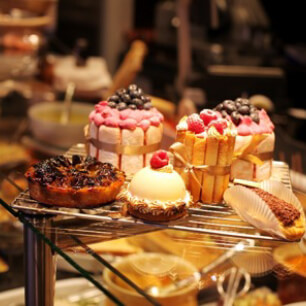 Cakes at Bakewell pudding shop